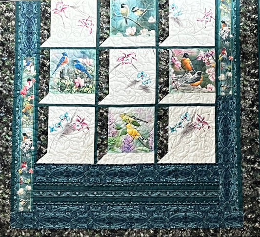 Bird in a Window Quilt